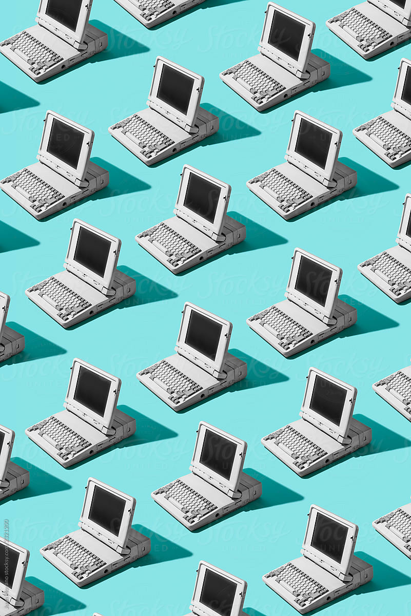 mosaic of some retro computers