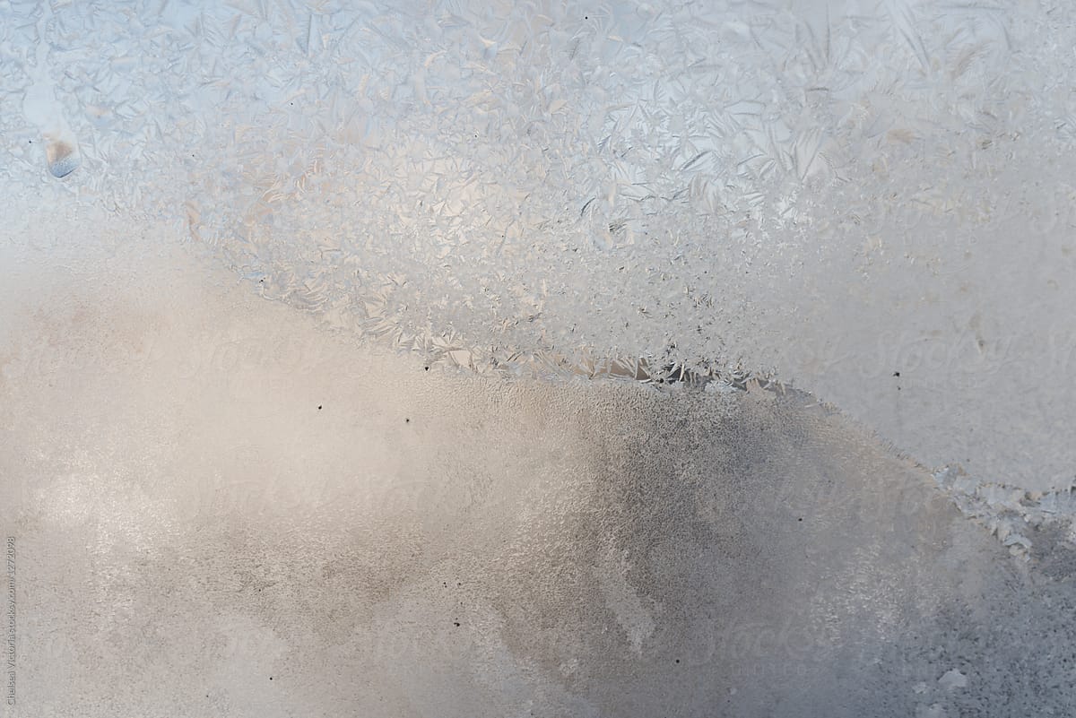Frost on a window