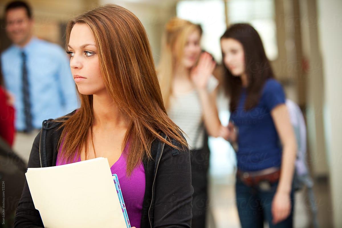 High School: Teen Girl Upset at Others\' Bullying
