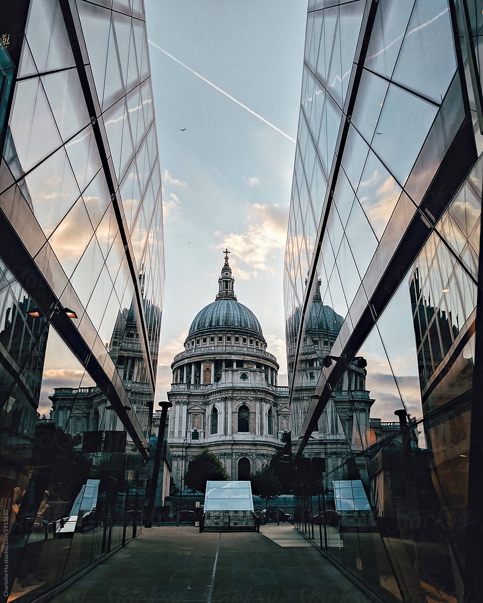 St Paul\'s Reflected
