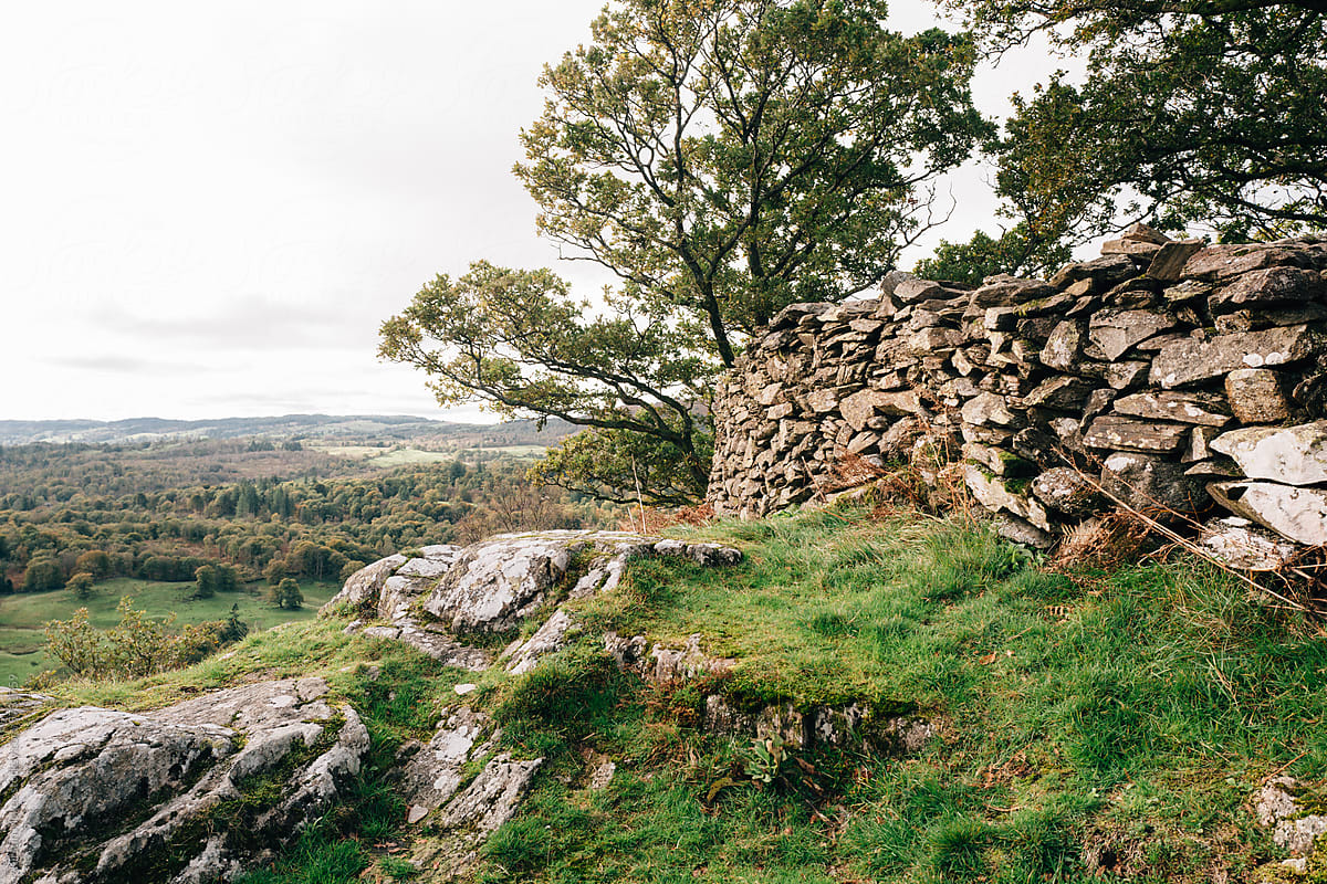 Dry stone wall in the Lake District