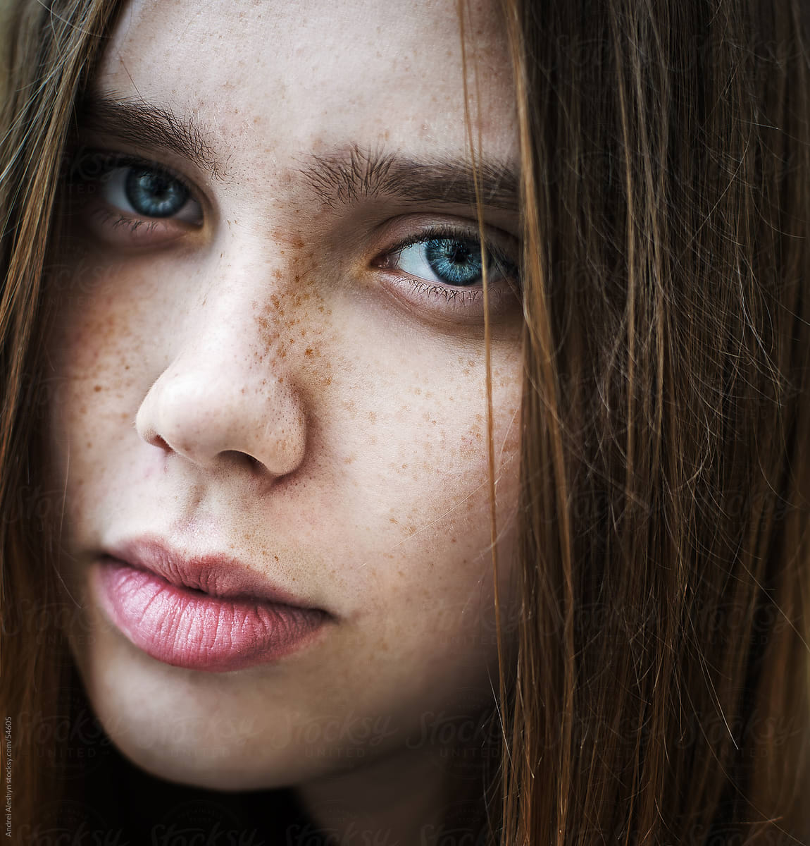 Portrait of a cute teen girl Stock Photo by ©acidgrey 14367897