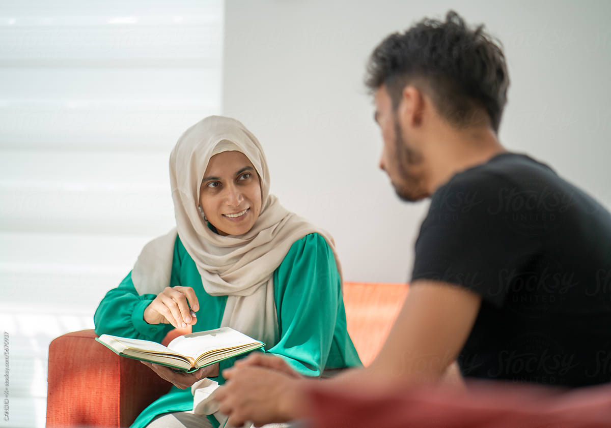 Muslim Therapist Listening to her Client