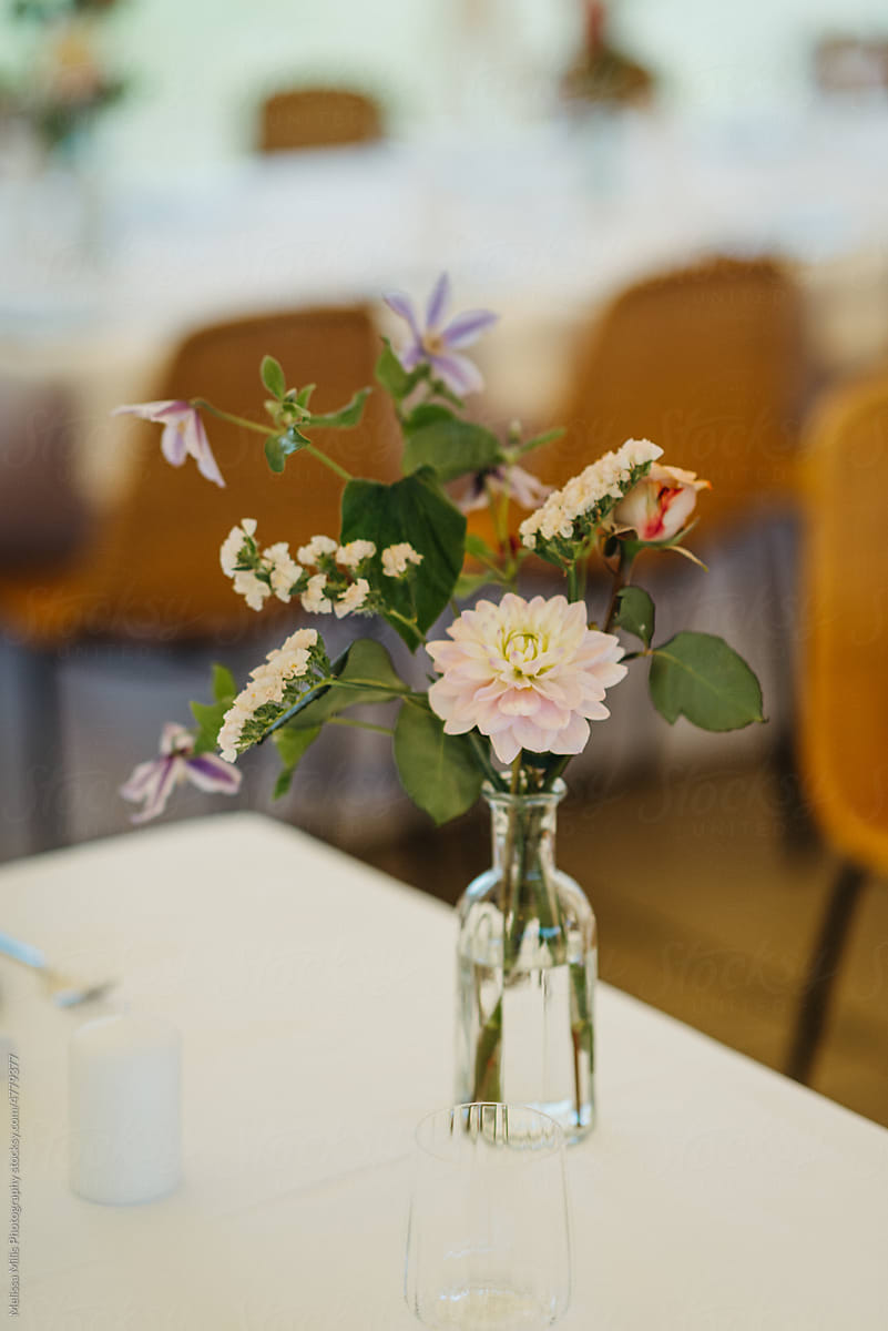 cute flower arrangement on a table