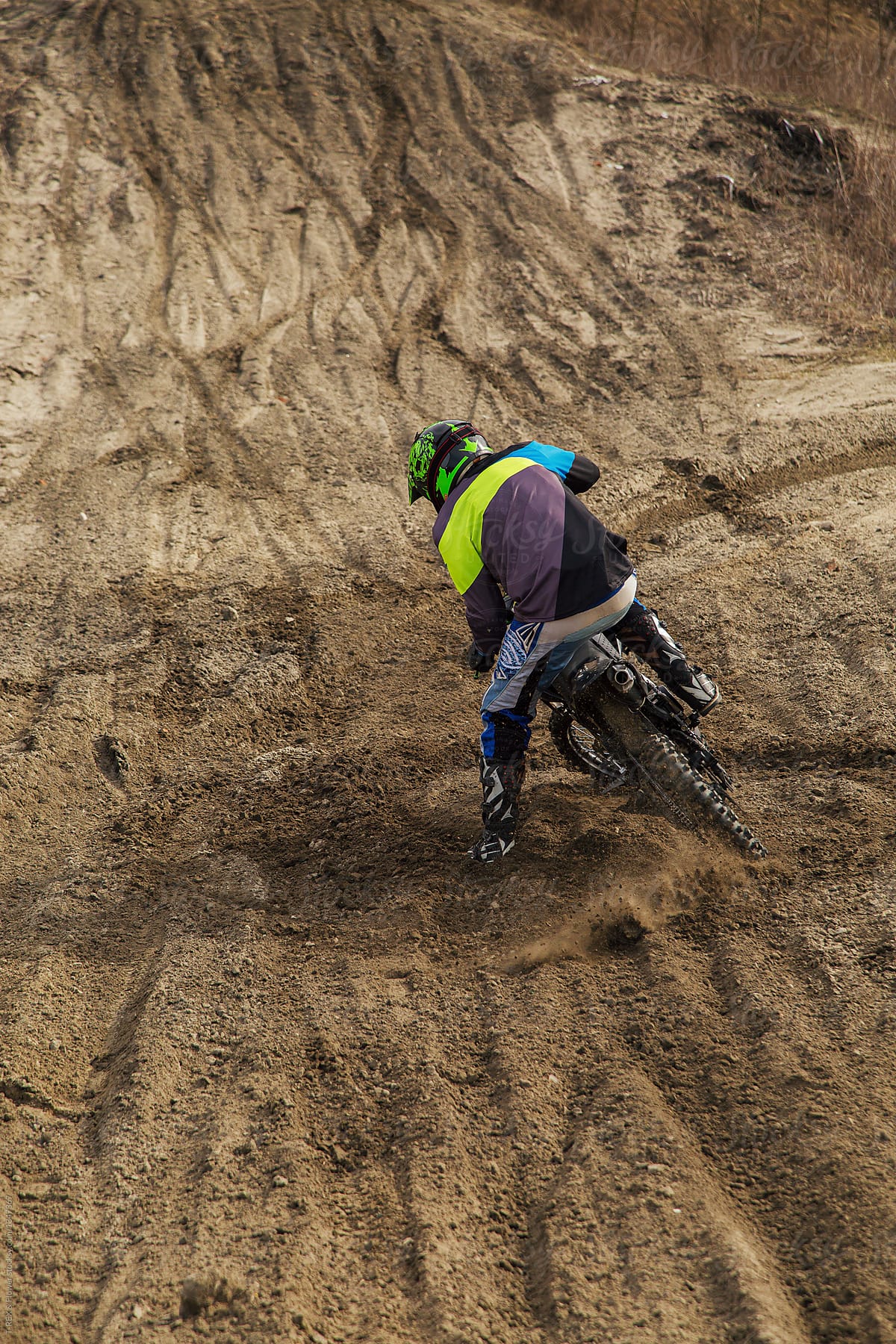 Person riding the mtb
