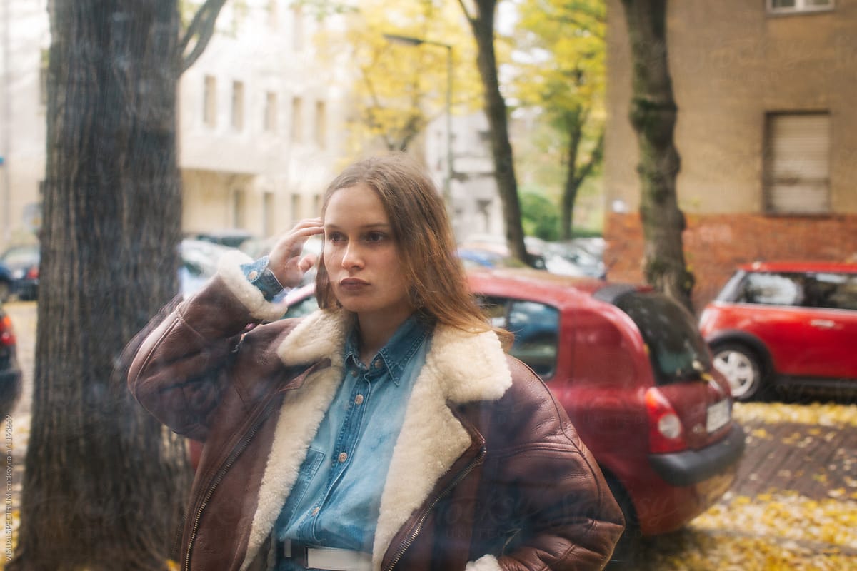 Berlin Street Style - Young Female Hipster Styling Herself by Stocksy  Contributor VISUALSPECTRUM - Stocksy