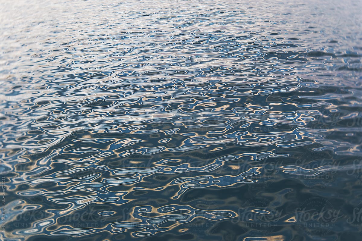 Ripples on the seas surface...