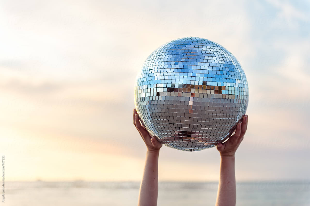 disco beach ball