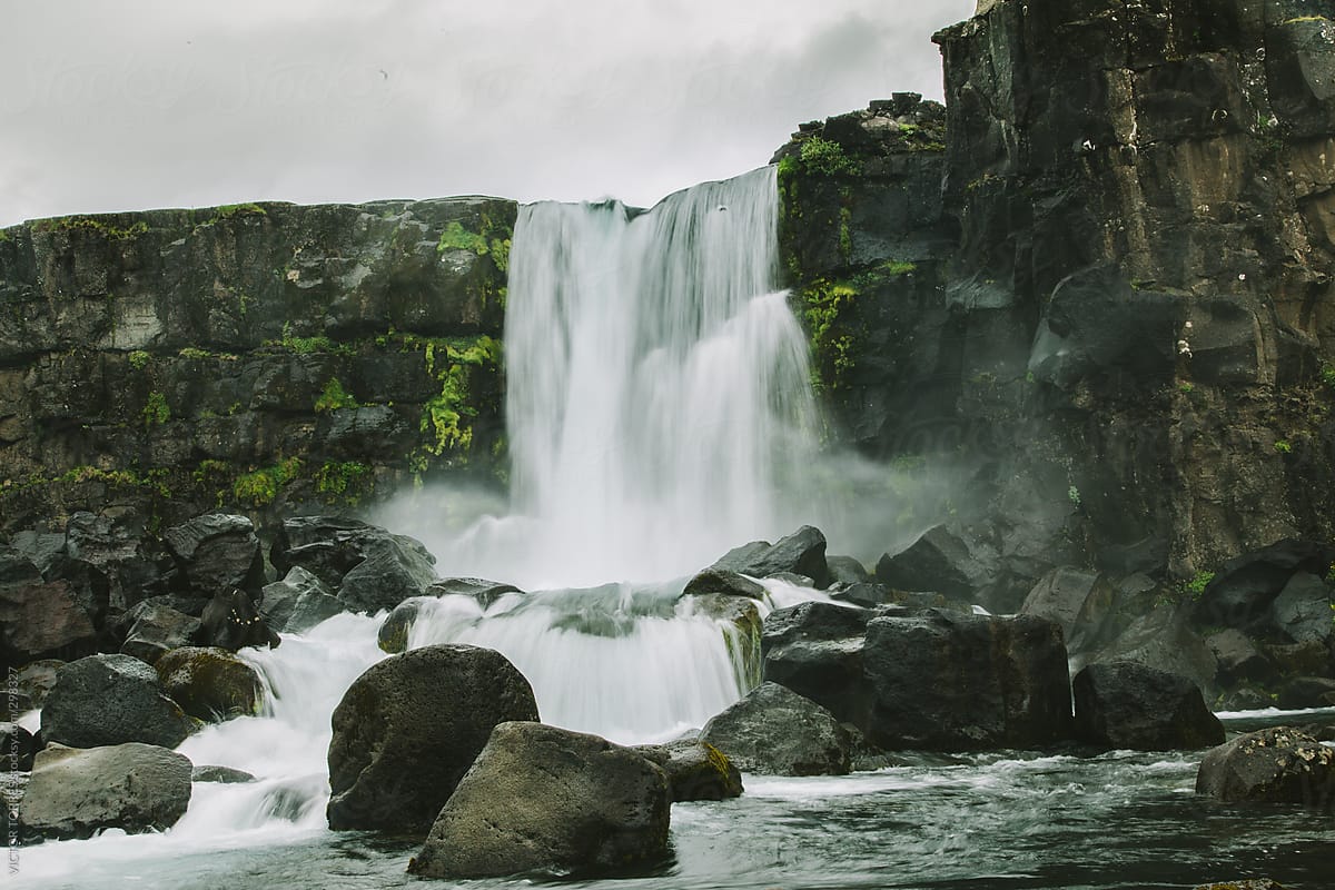 Oxararfoss waterfall
