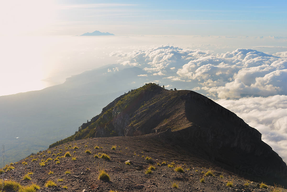View from the Agung volcano