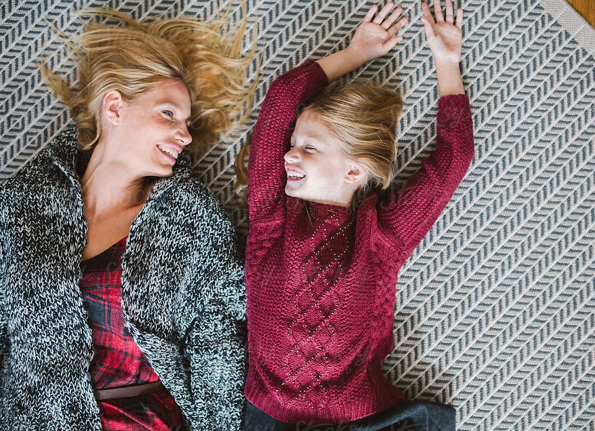 Happy Mother And Daughter Laughing By Stocksy Contributor Lumina Stocksy 