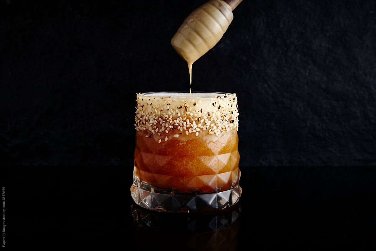Persimmon Fizz Cocktail