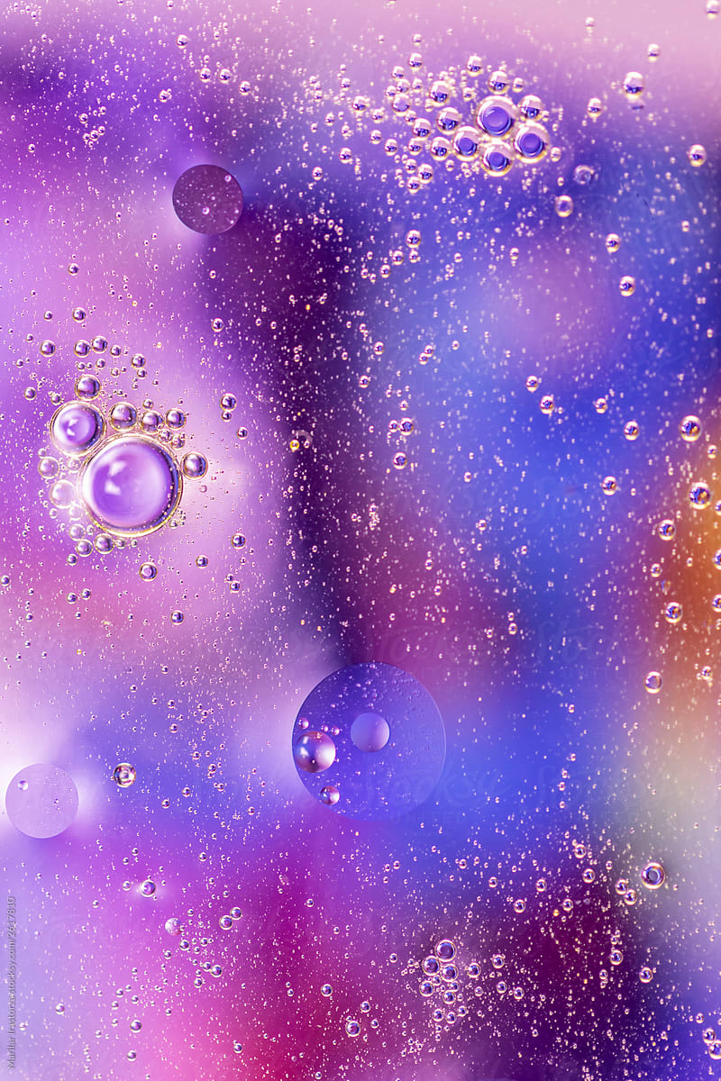 Abstract Colorful Drops