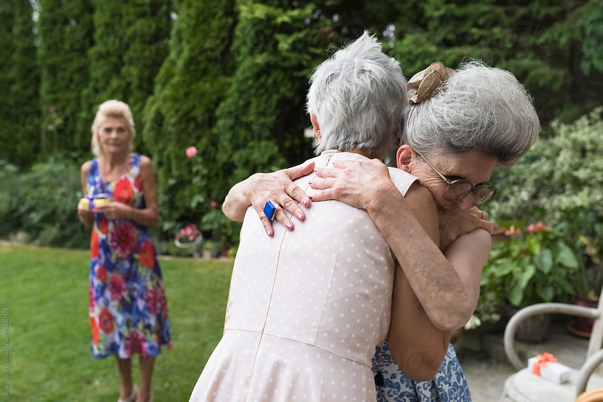 Happy Senior Women Together During A Birthday Party By Stocksy Contributor Beatrix Boros 9579