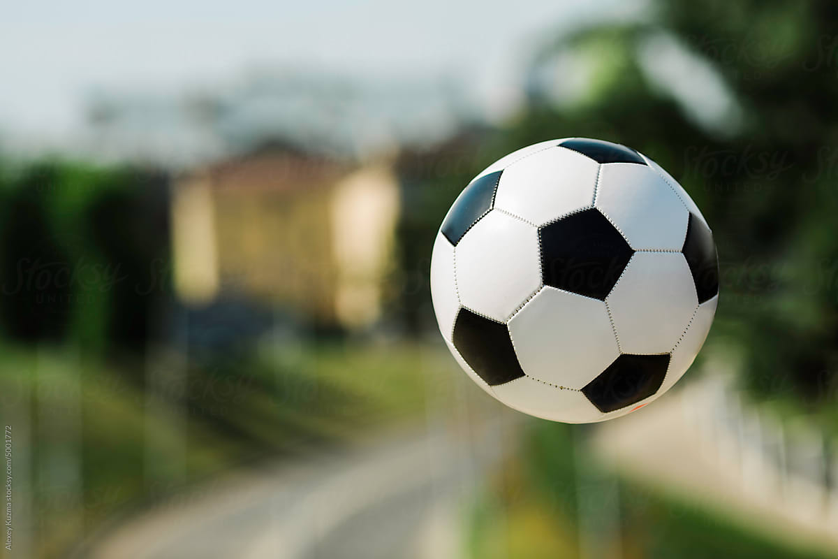 soccer ball outdoors
