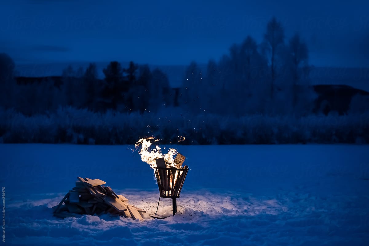 vinter bonfire