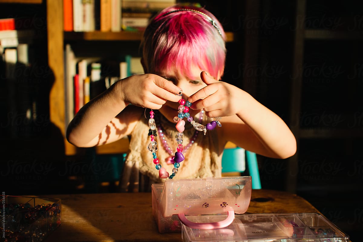 Young Girl Playing Dress Up By Stocksy Contributor Jess Lewis Stocksy 2033