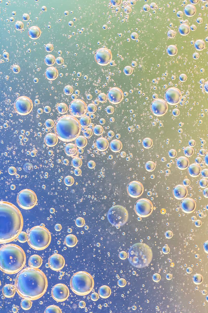 Oil Droplets Background