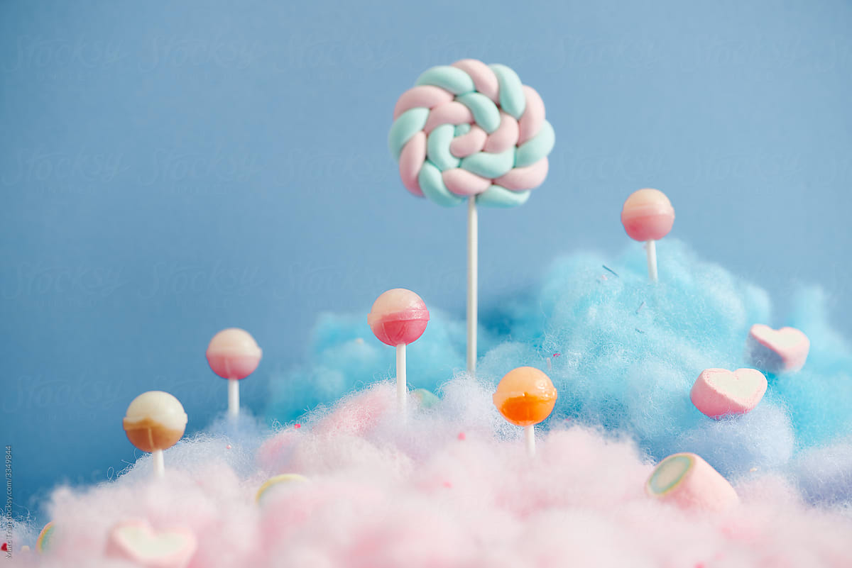 Sweet Pastel Candy World.
