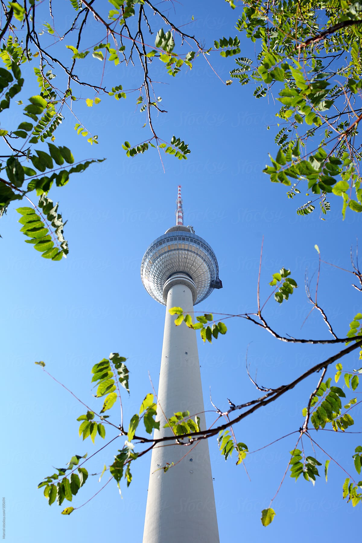 Television tower (Fernsehturm) in Berlin
