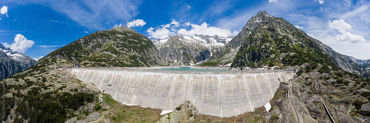 Gelmersee hydro dam