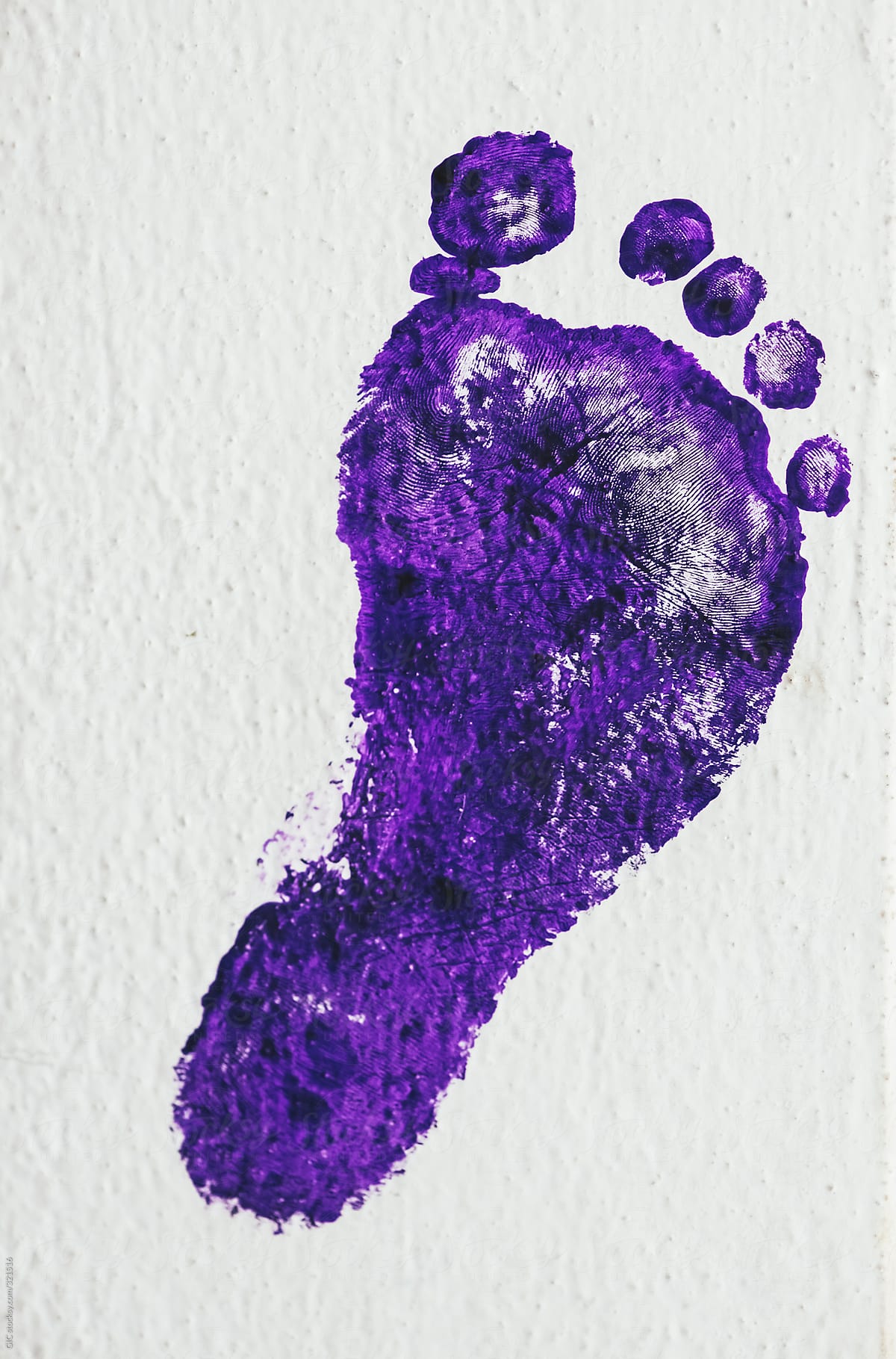 purple footprint