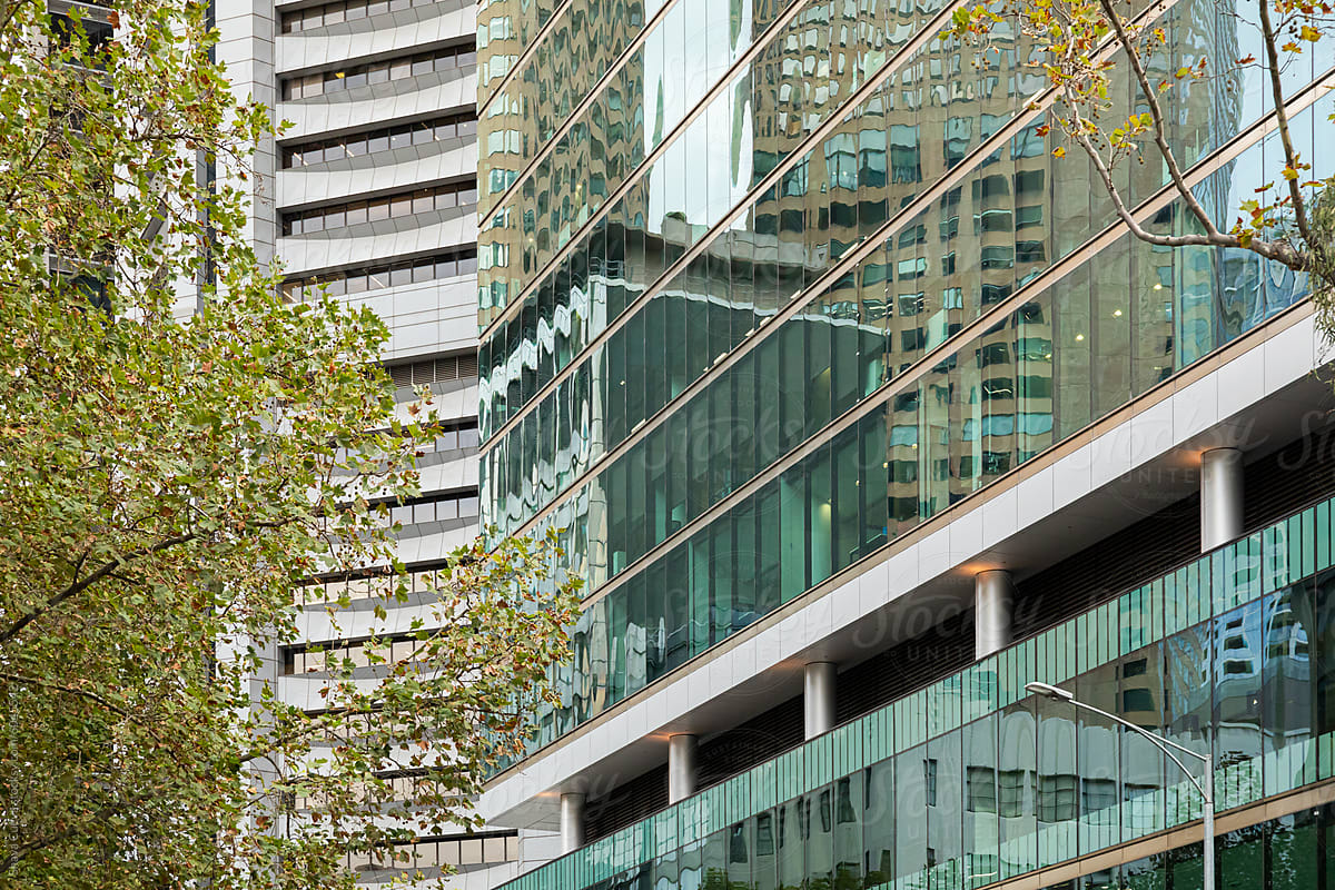 Buildings in downtown Melbourne Australia