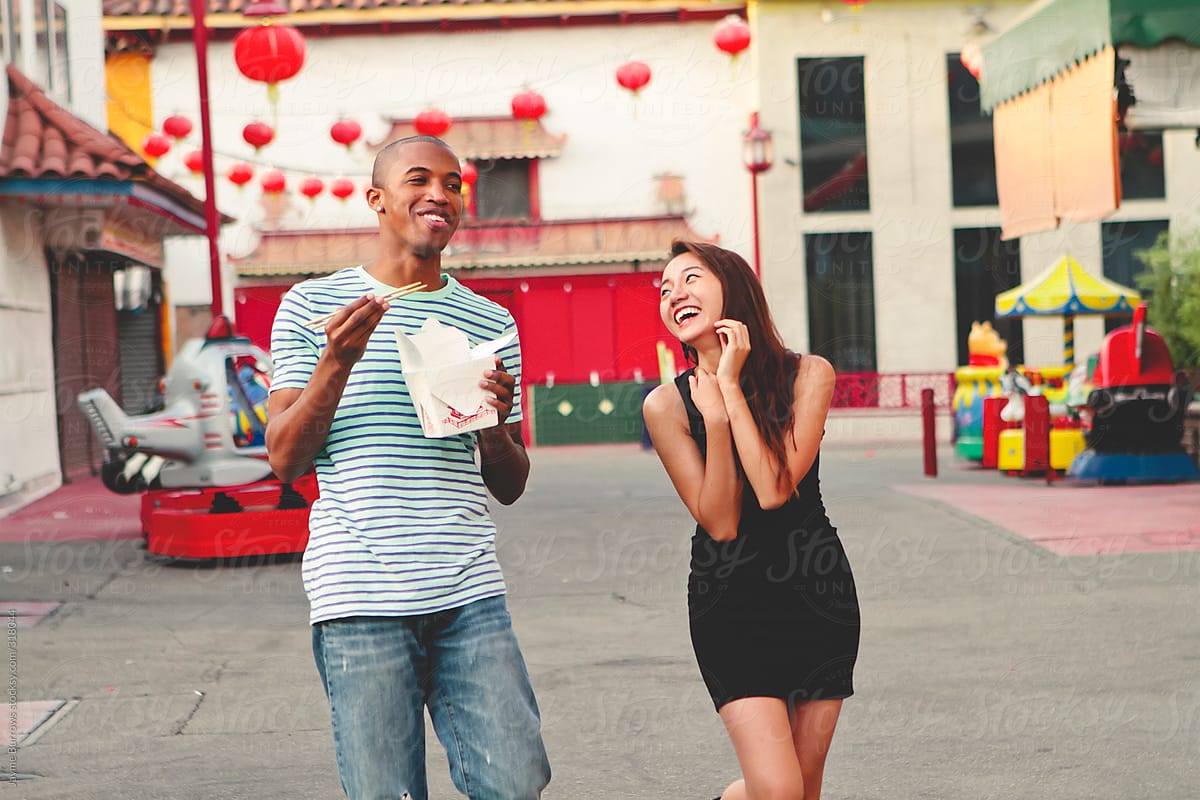 Young Couple In Chinatown By Stocksy Contributor Jayme Burrows