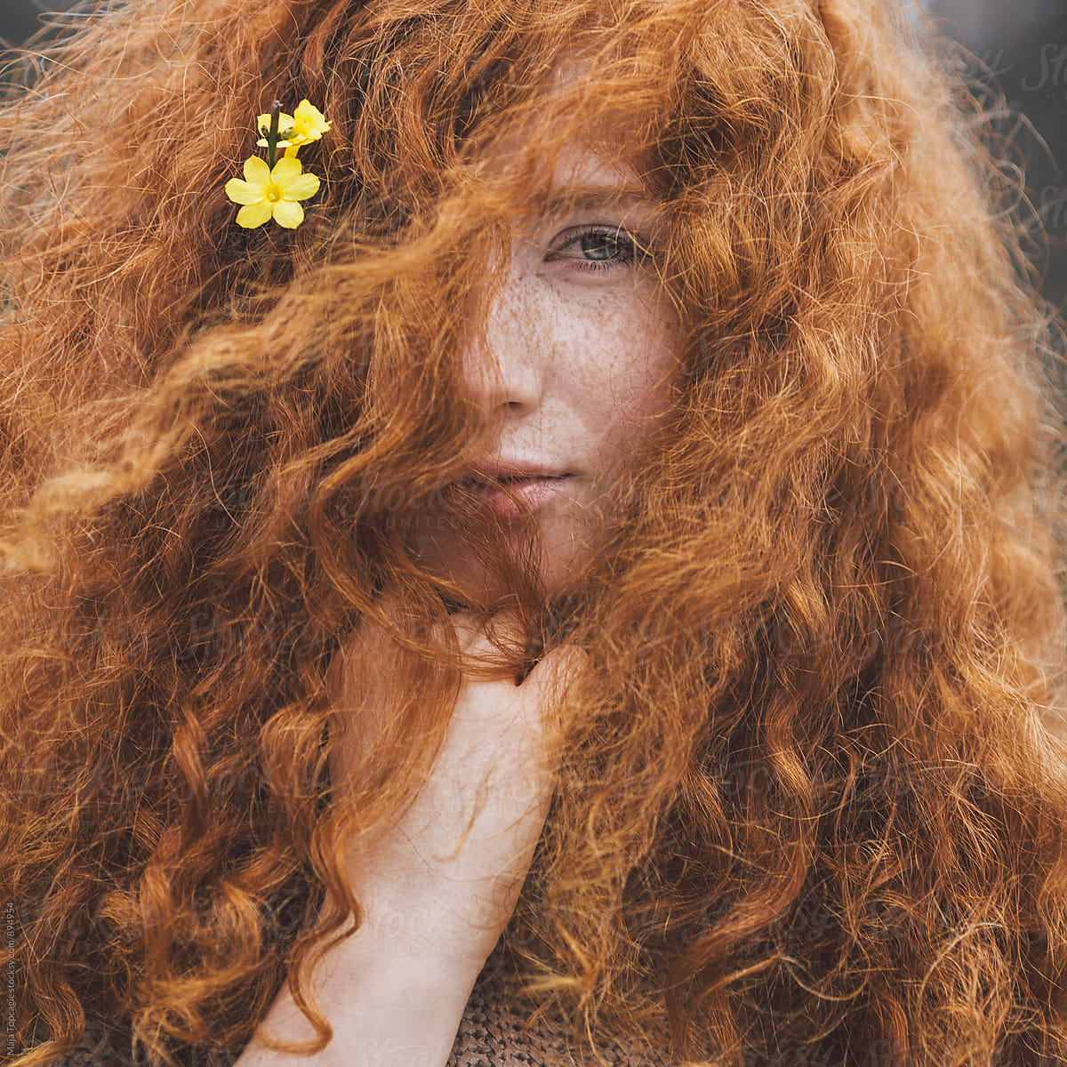 Portrait Of A Redhead With Freckles By Maja Topcagic Stocksy United 7113