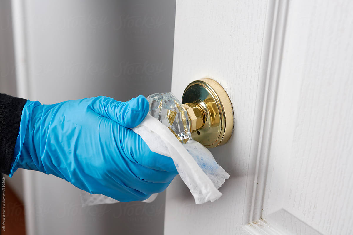 Disinfecting Door Knob for Virus
