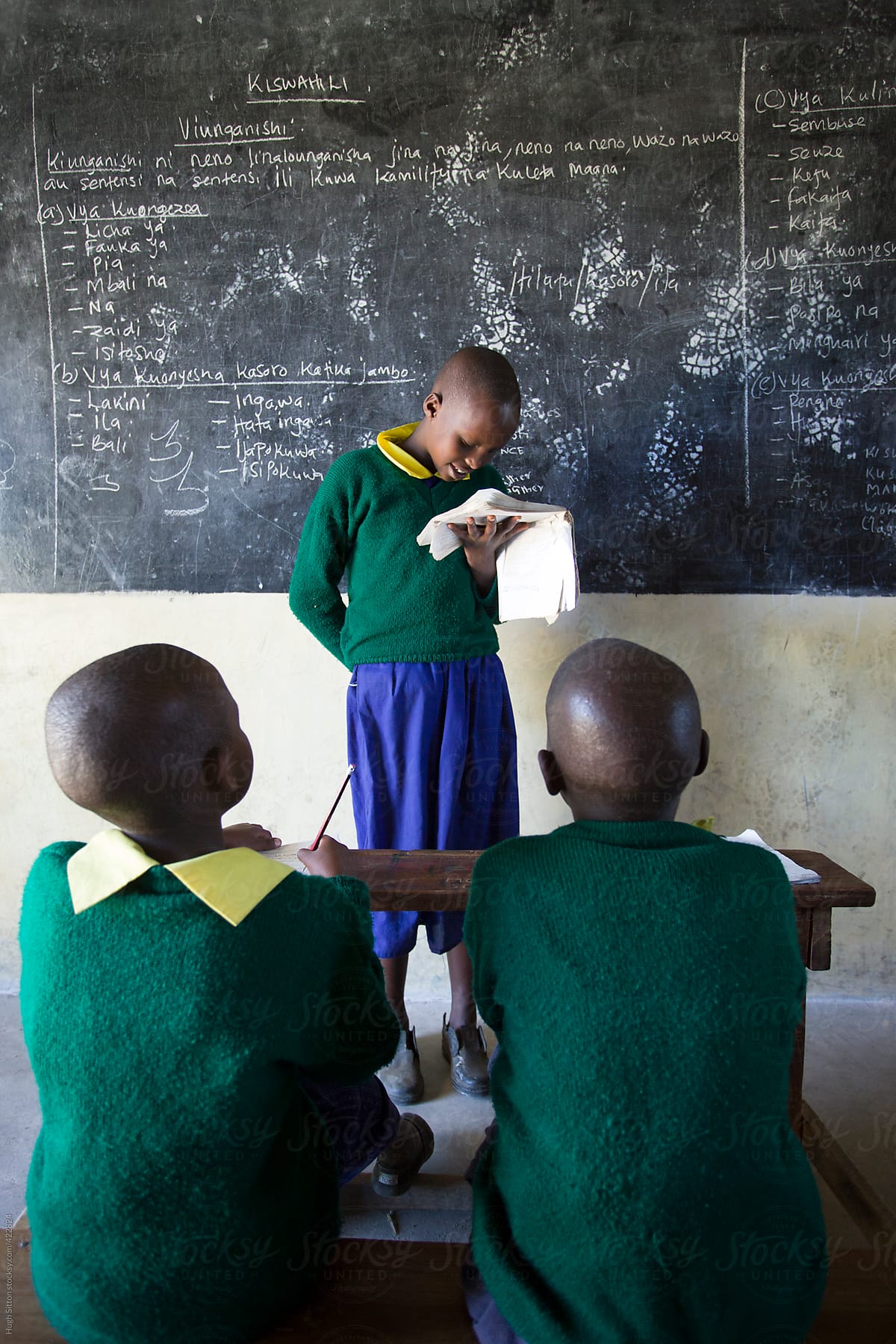 Kenyan school children. Kenya, Africa.