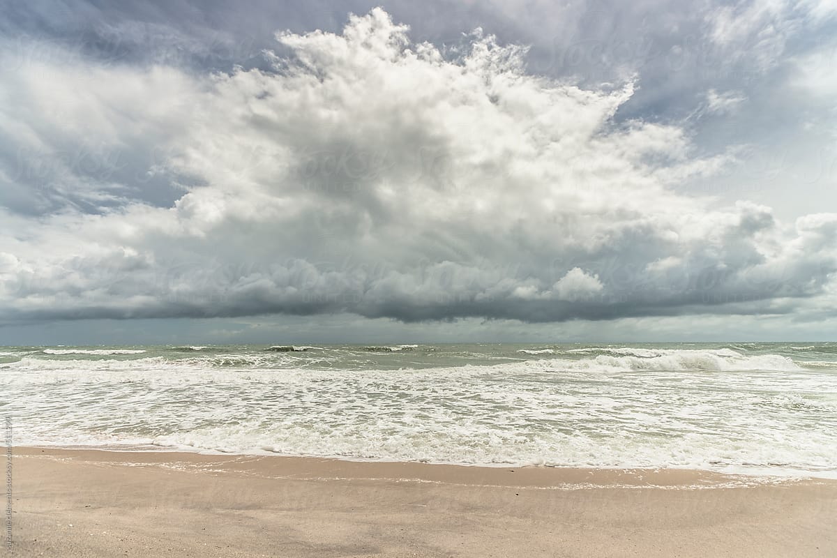 Tropical Storm Elliot Skirts the Eastern Coast of Florida