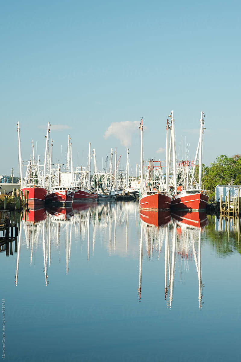 Shrimp Boats in Bayou La Batre, Alabama