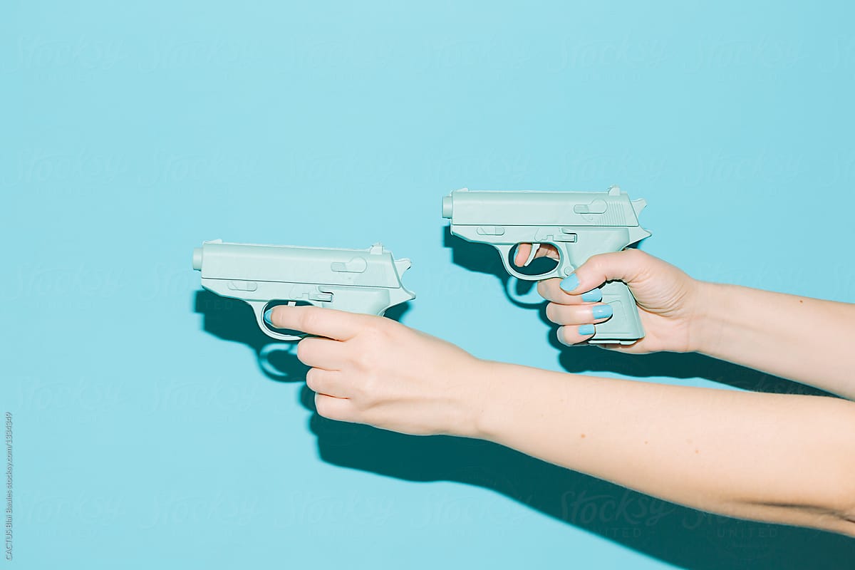 Turquoise guns