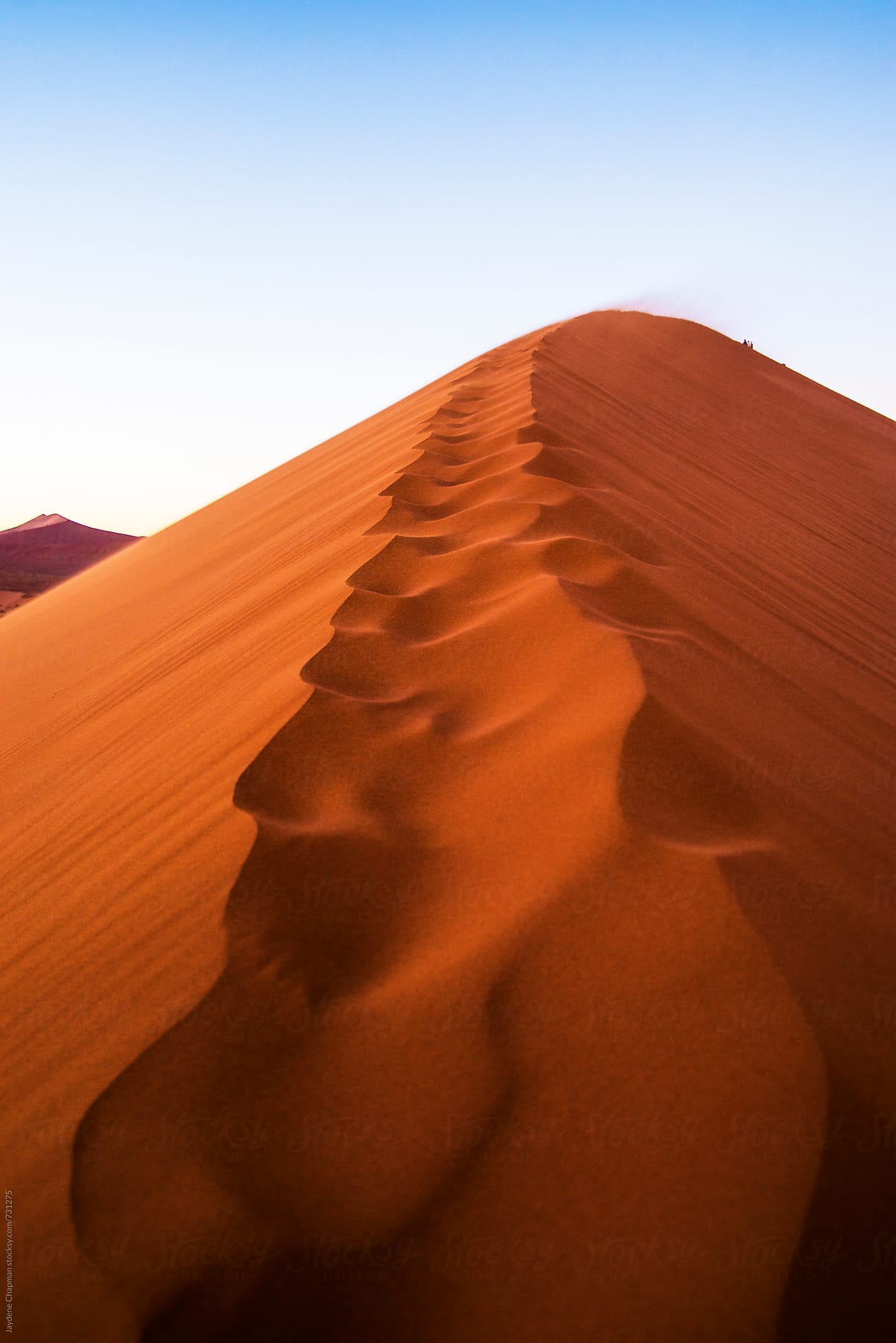 Sand dunes at sunrise, Namibia, Africa