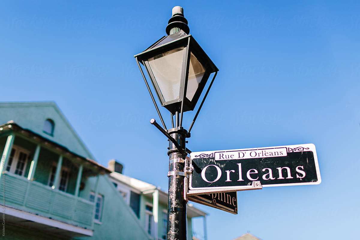 MAGNET New Orleans Street Sign CALLE DE ORLEANS 