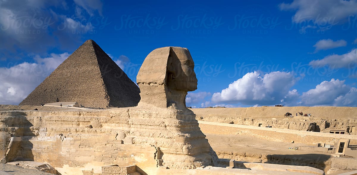 The Pyramids of Egypt. Giza. Egypt