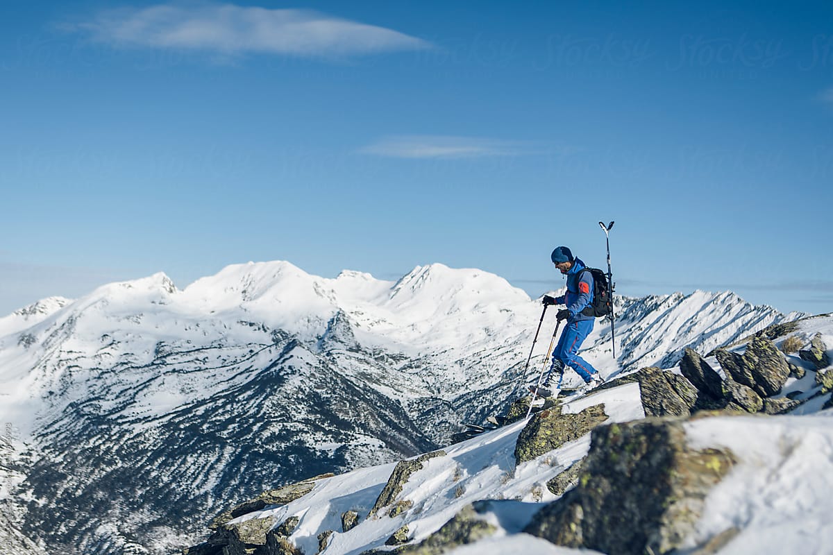 "Skier Day In The Mountains" by Stocksy Contributor "Jordi Rulló" - Stocksy