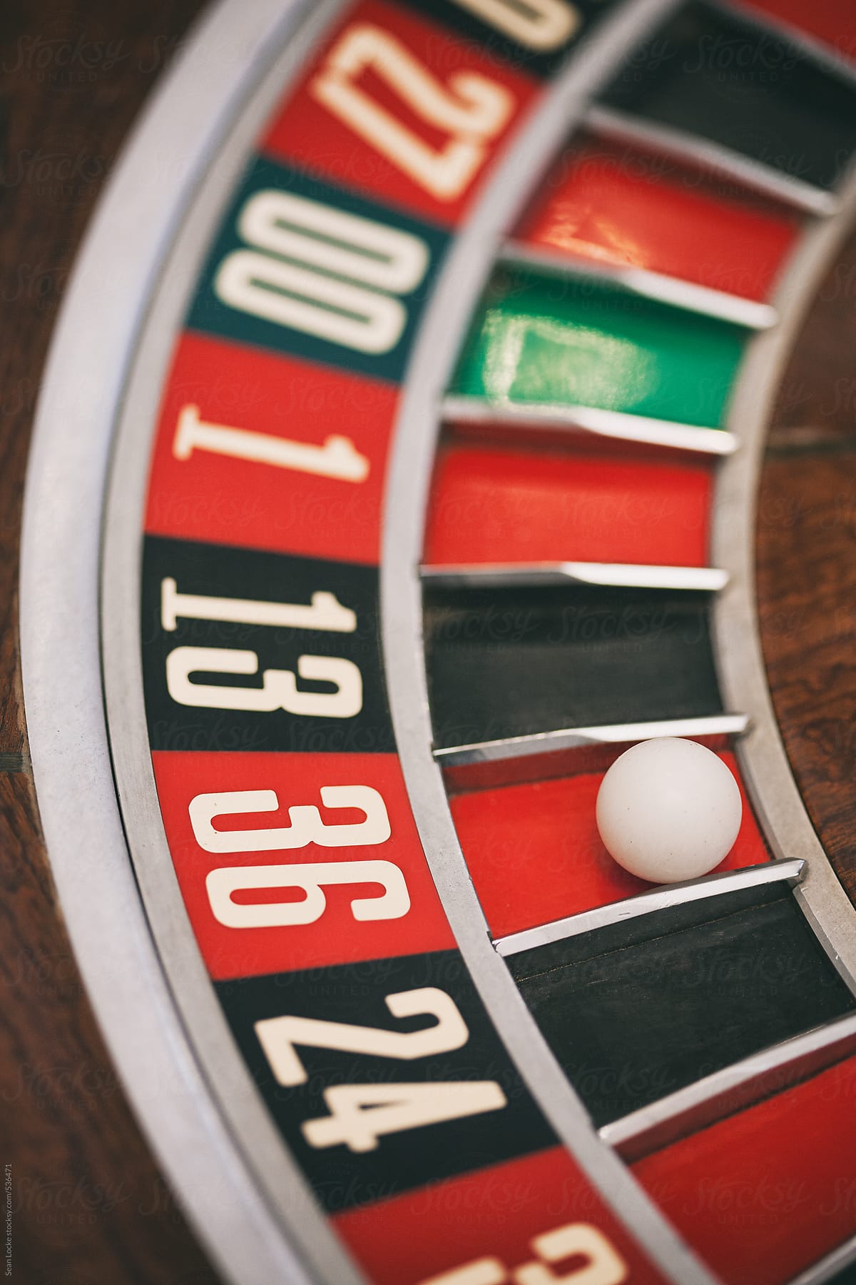 Casino: Ball Hits Number Thirty Six In Roulette