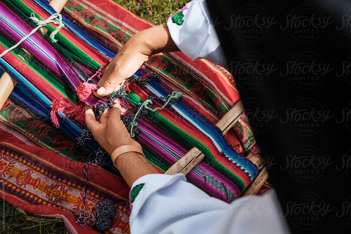 handmade peruvian fabric