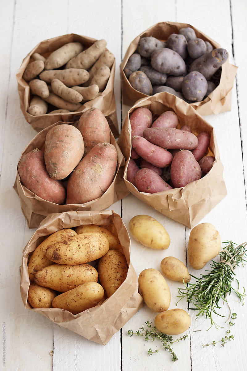 Food: Different sorts of potatoes, biodiversity