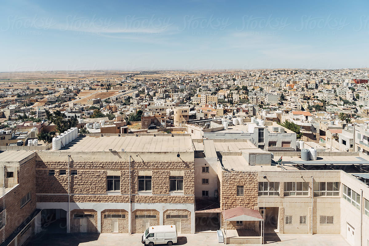 View of Madaba in Jordan