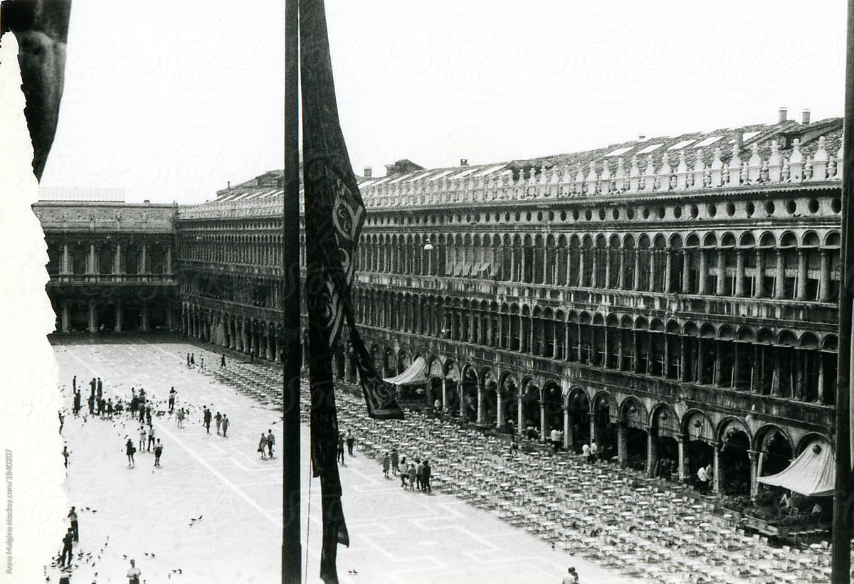 "Old Photo Of Saint-Marc Square In Venice" by Stocksy Contributor "Anna ...