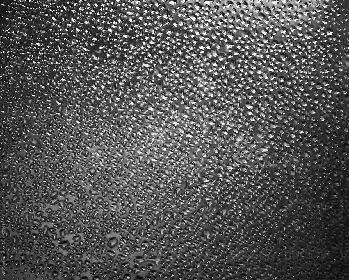 Abstract: Morning Condensation on Window
