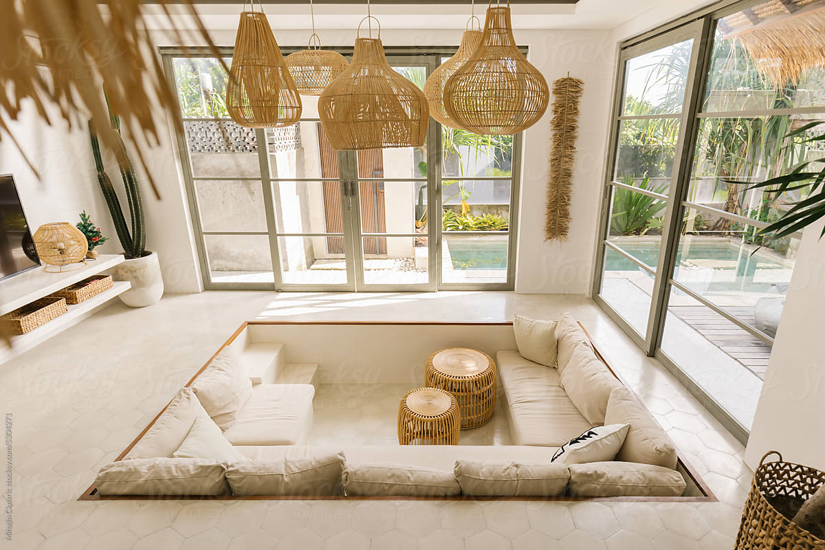 Interior image of beautiful modern home