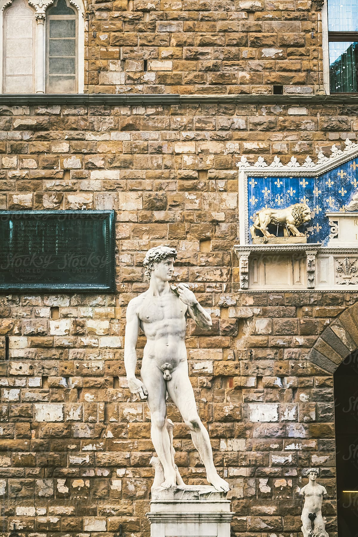 Michelangelo\'s David Statue in Florence, Italian Art Symbol