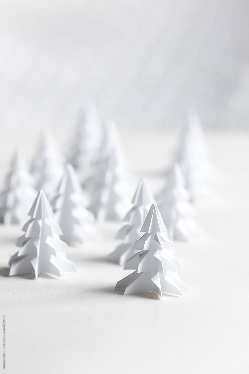 Origami christmas tree