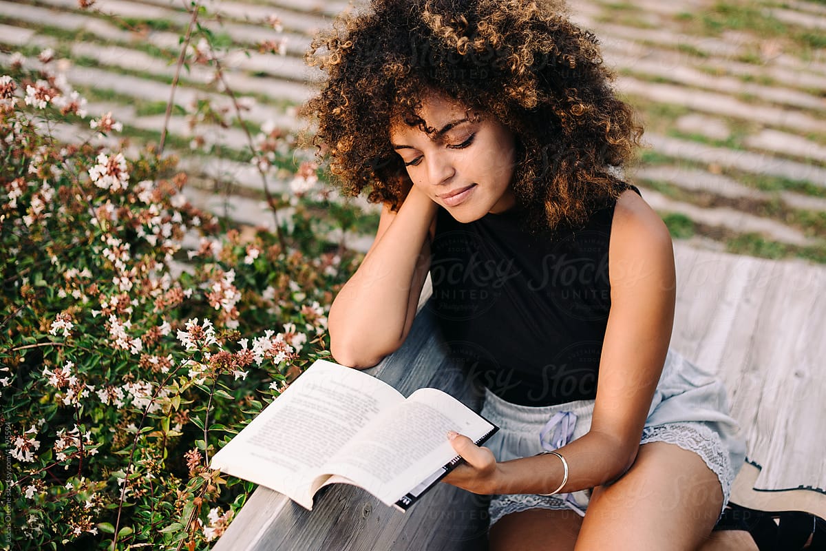 Image result for reading in garden