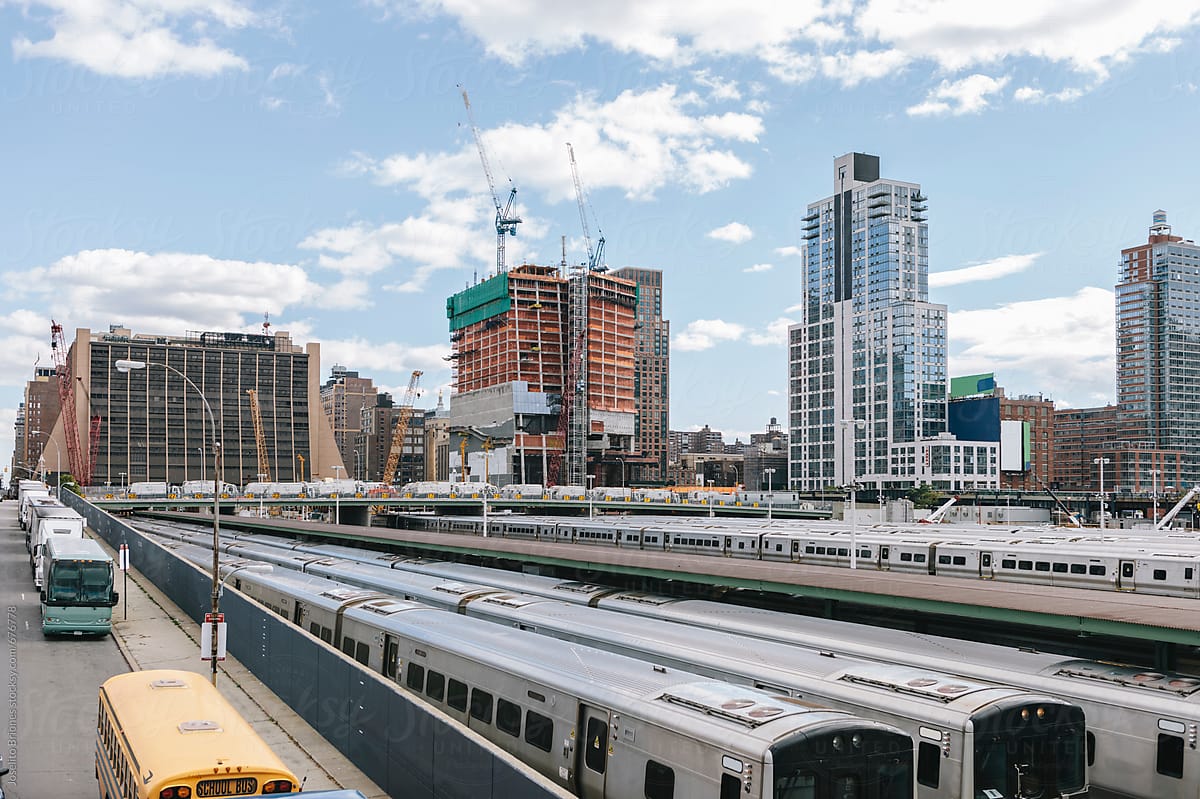 Midtown Manhattan\'s Railyards Urban Renewal in New York