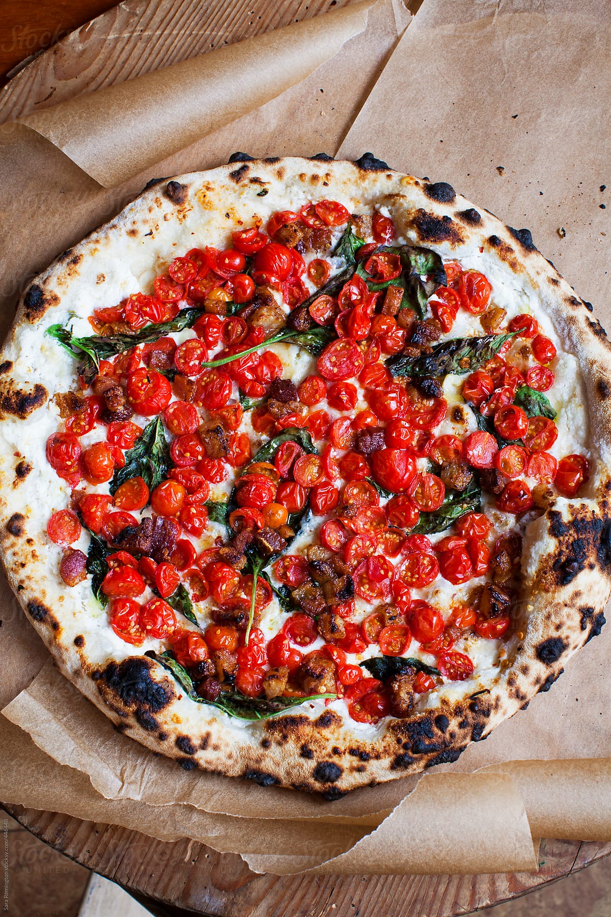 Cherry Tomato Wood Fired Pizza